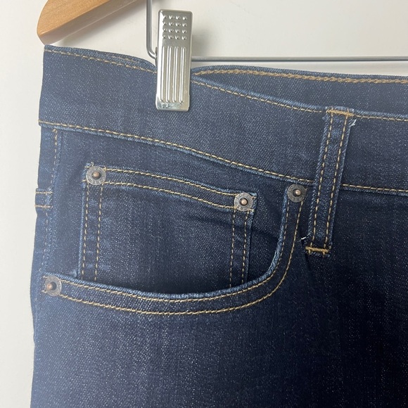 J. Crew Factory 10" High Rise Skinny Signature Stretch Dark Wash Jeans Size 32P - Picture 10 of 14
